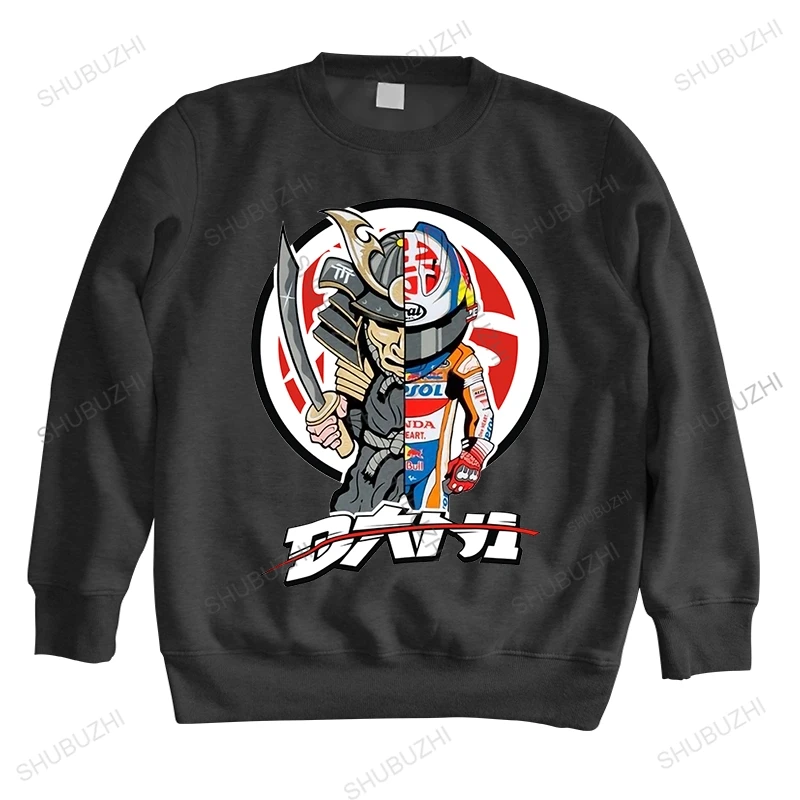 

new casual loose hoody men cotton tops Man crew neck sweatshirts Dani Pedrosa Official Samurai women unisex hoodie casual