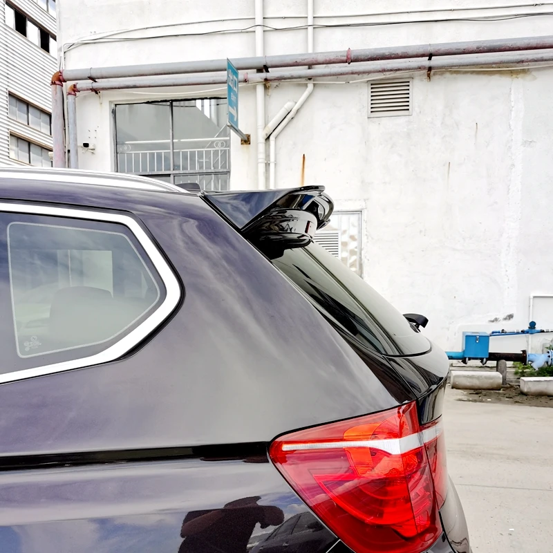車のリアスポイラー,BMW F25,x3,2011〜2017用の高品質のabs,黒い 車のリアスポイラー,BMW F25,x3,2011〜2017用の高品質のabs,黒い