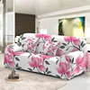 Magnolia Flowers Print Sofa Cover 1/2/3/4 Seater Stretch Slipcover For Living Room Washable Elastic Corner Couch Covers 2