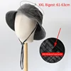 Big Head Plus Size Bucket Hat for Men  Pure Cotton Panama Fisherman Hat Korean Man Women 59cm 60cm 62cm 63cm Sun Hat 3