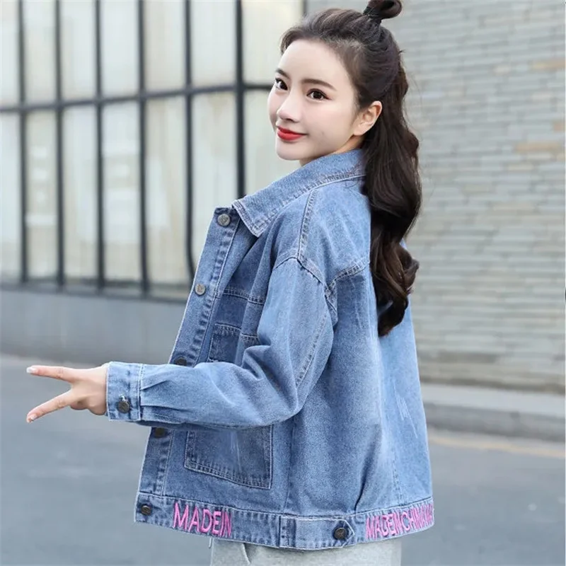 Plain Fleece Liner Hooded Denim Coat Long Sleeves Drawstring - Temu United  Arab Emirates