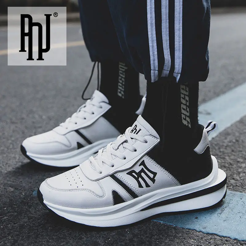 Pnj Trend Scarpe Sportive Scarpe Da Uomo 2023 Nuove Scarpe Casual In Pelle Classiche Scarpe Bianche Scarpe Da Papà Scarpe Da Corsa Da Uomo