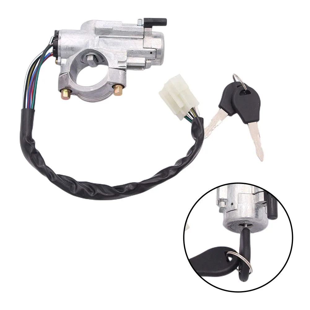 

Переключатель зажигания с цилиндром замка для Nissan 86-94 D21 95-96 пикап Pathfinder серебряные аксессуары для автомобилей