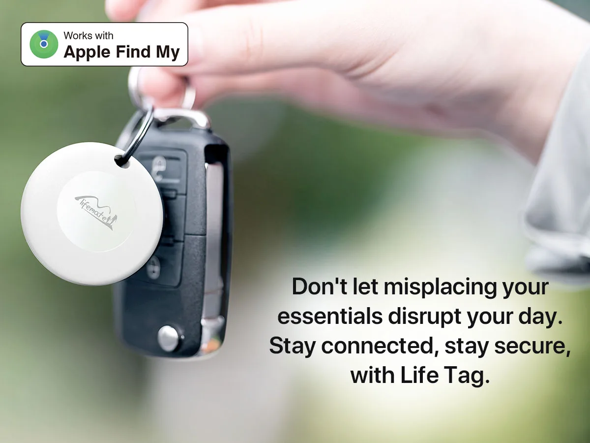 Smart Tracker Key Item Finder, MFi Ignore, Bluetooth, GPS, Cat Dog Locator, Anti-Loss Device, Apple Find My