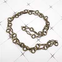 Julie Wang-Collier à Maillons Métalliques Vintage pour Femme, Bijoux Décoratifs, Accessoire de Direction, 1 Mètre par Paquet 2