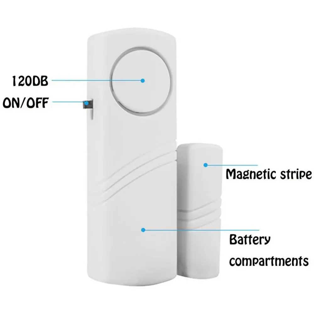 Security system security alarm smart siren alarm wireless alarm 1~5PCS New Longer Door Window Wireless Burglar Alarm With Magnetic Sensor Home Safety Wireless Longer System Security Device