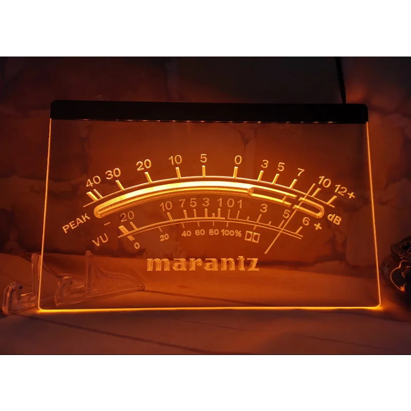 マランツ　marantz ネオンサイン　看板　電飾　ライト Amazon.co.jp: KRHINO 音楽ロゴネオンサイン LED モデリング