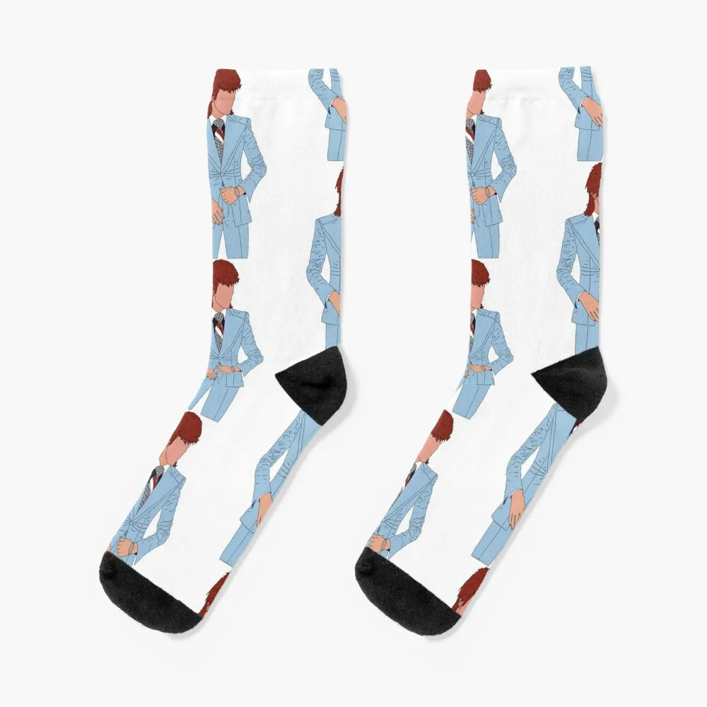 Bowie Socks fashionable ankle bright garter luxe Socks For Man Women's