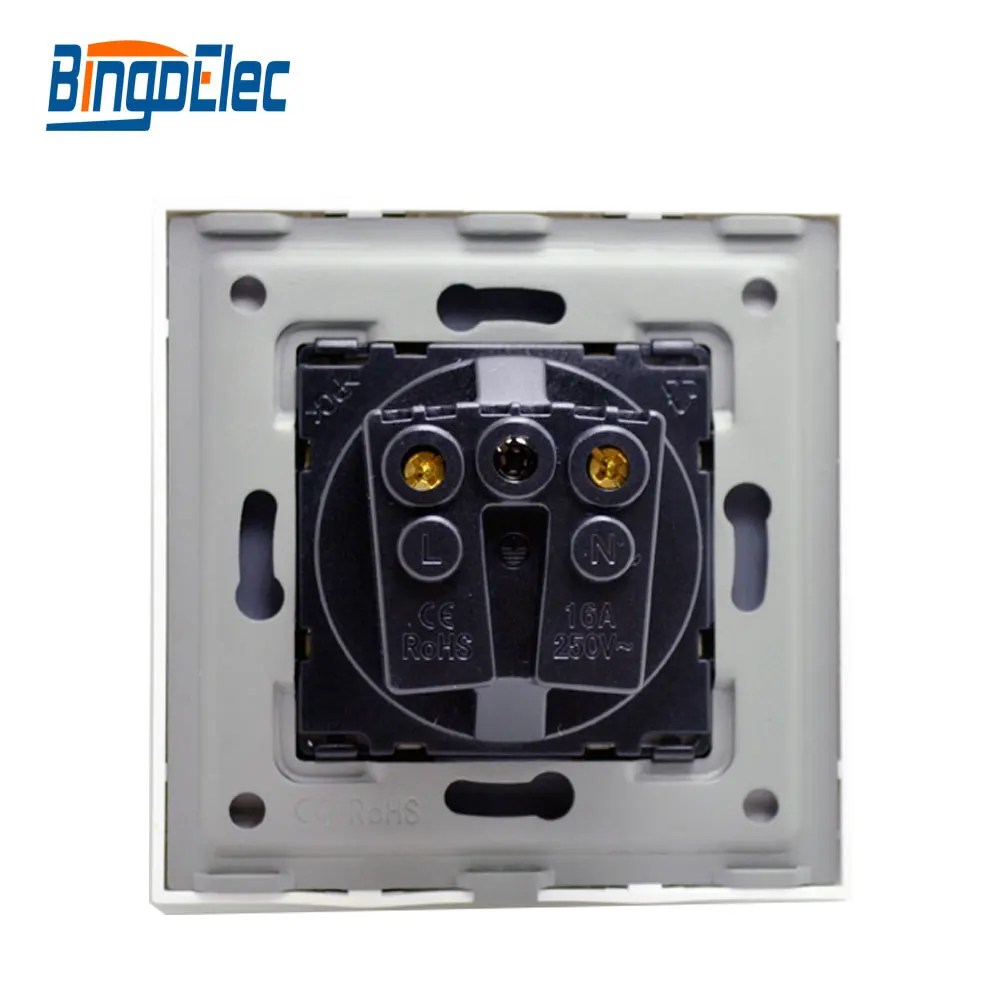 Description Picture 5 of itemBingoelec Waterproof Socket 16A Electric Wall Sockets with Cover double Crystal Panel Electrical Outlet 110V - 250V EU Standard