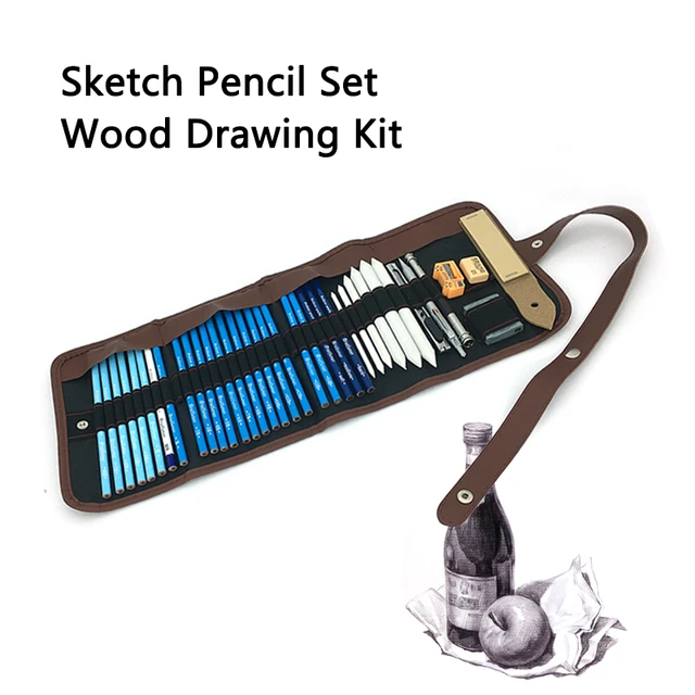 NYONI Professional 29pcs Sketch Pencil Set Drawing Charcoal Kit Pencils Set  School Students Art Painting Supplies - AliExpress