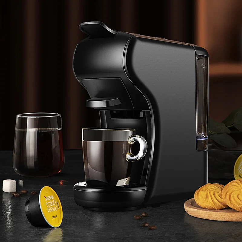 MultiFunction Italian Espresso Capsule Coffee Maker Small Big Cup Dual Use Easy Operation Auto Household American Coffee Machine