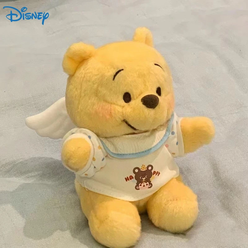 Disney Cartoon Pooh Bear Peluche Bambola Angelo Modello Kawai Winnie Figure Bambole Ragazzo Ragazza Bambino Giocattoli Per Bambini Decorazione Della C