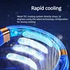 Neck Fan, Portable Bladeless Fan, 4000mAh Battery USB Rechargeable, LED Display, 360 °   Cooling Wearable Personal Fan, 3 Speeds 4