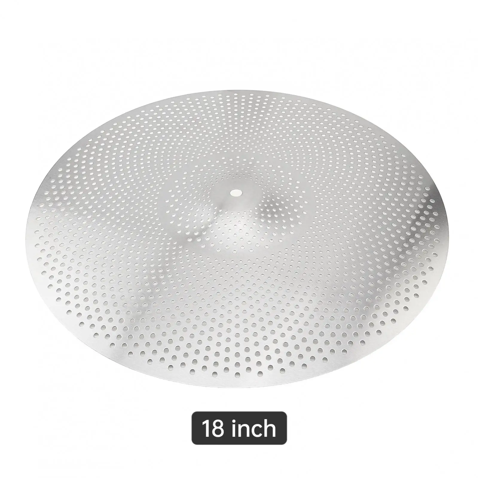 Low Volume Hihat Crash Ride Mute Cymbal for Drum Sets 14 / 16 / 18 20inch Drummer Practice Quiet Cymbals
