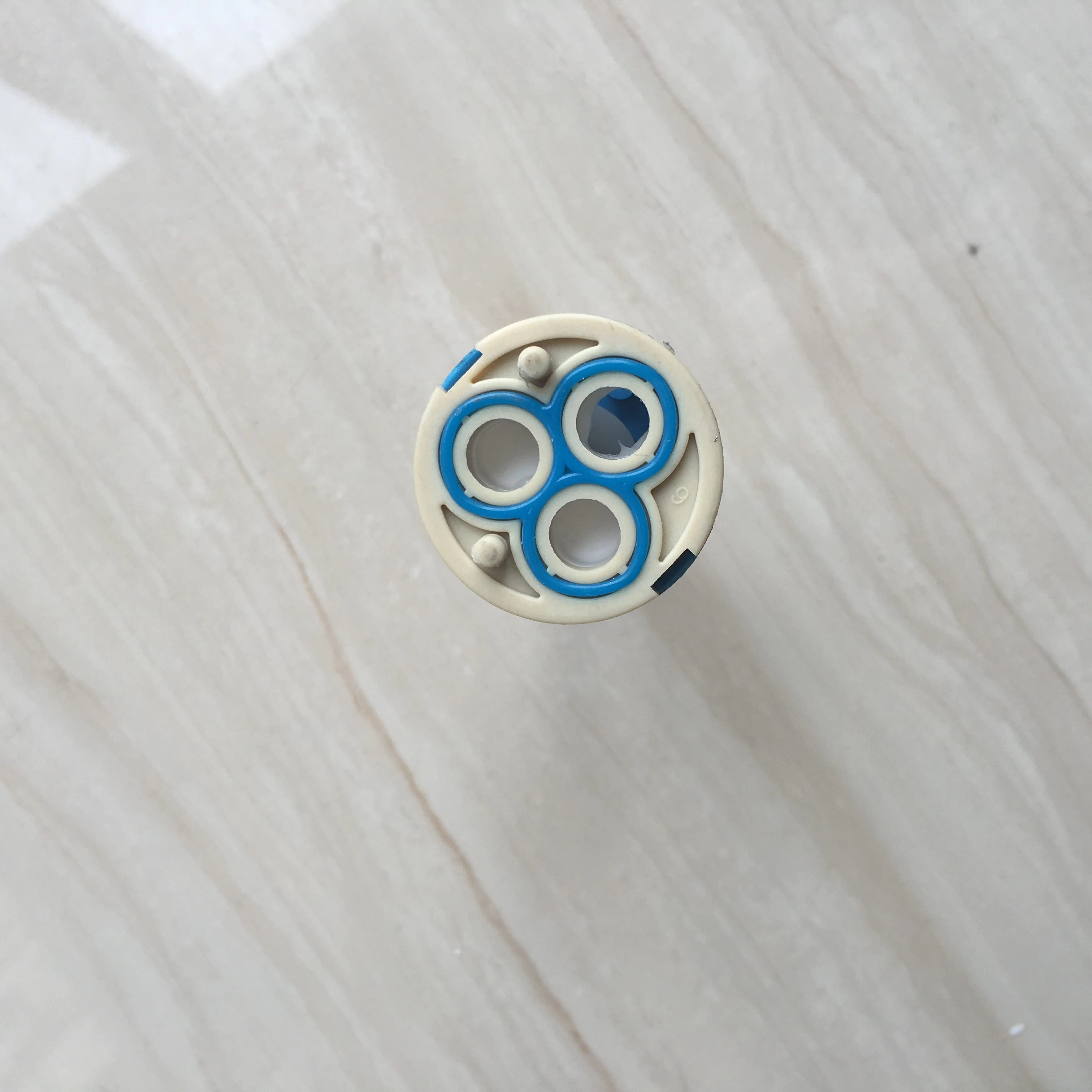 1/4 Turn 3 Hole Diverter Cartridge Bath Faucet Water Divider Valve Core 90 degree rotation switching water valve Cartridge