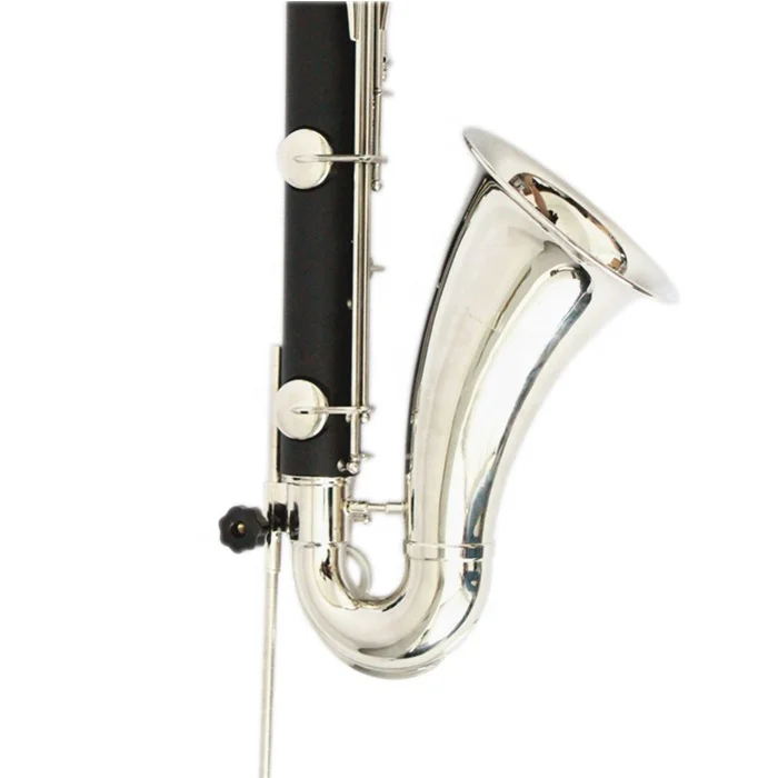 SEASOUND Professional Low C 21 Silver Keys Bass Clarinet JYCL305