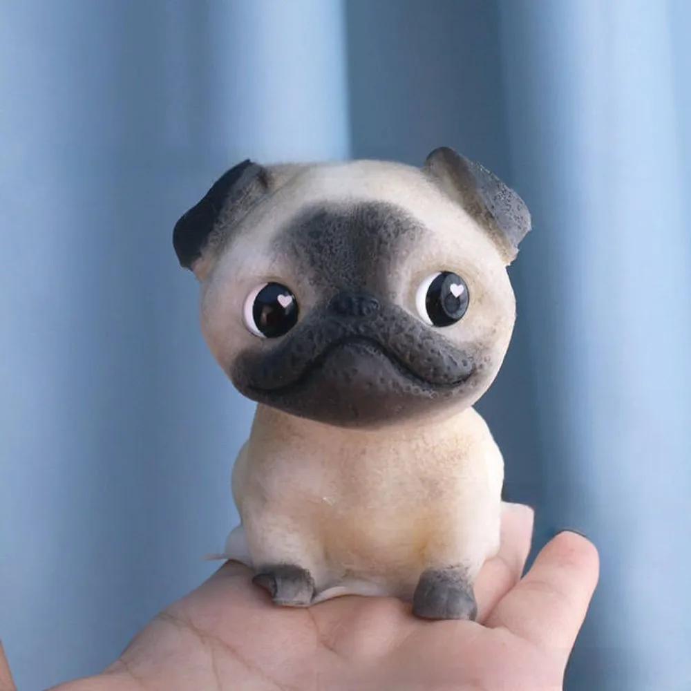 Yavaş Ribaund Schnauzer Bebek Sıkma Oyuncak Karikatür Renkli Simülasyon Köpek Sıkma Oyuncaklar Hayvan Yumuşak Köpek Fidget Oyuncak Duyusal Oyuncaklar