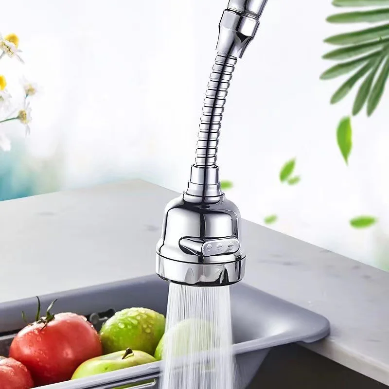2/3 Modes Sink Faucet Extender 360 Degree Rotating Filter Extension Tube Water-Saving Pressurized Extender for Bathroom Kitchen