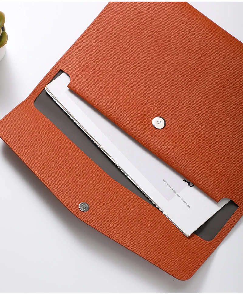 Document PU Business Briefcase File Bag, A4 Folder, School Office Storage Print Pattern LOGO