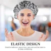 3 Pcs Tin Foil Hair Mask Cap Treatment Dye Caps Conditioning Hat Disposable Assorted Color Salon Use Baking for 3