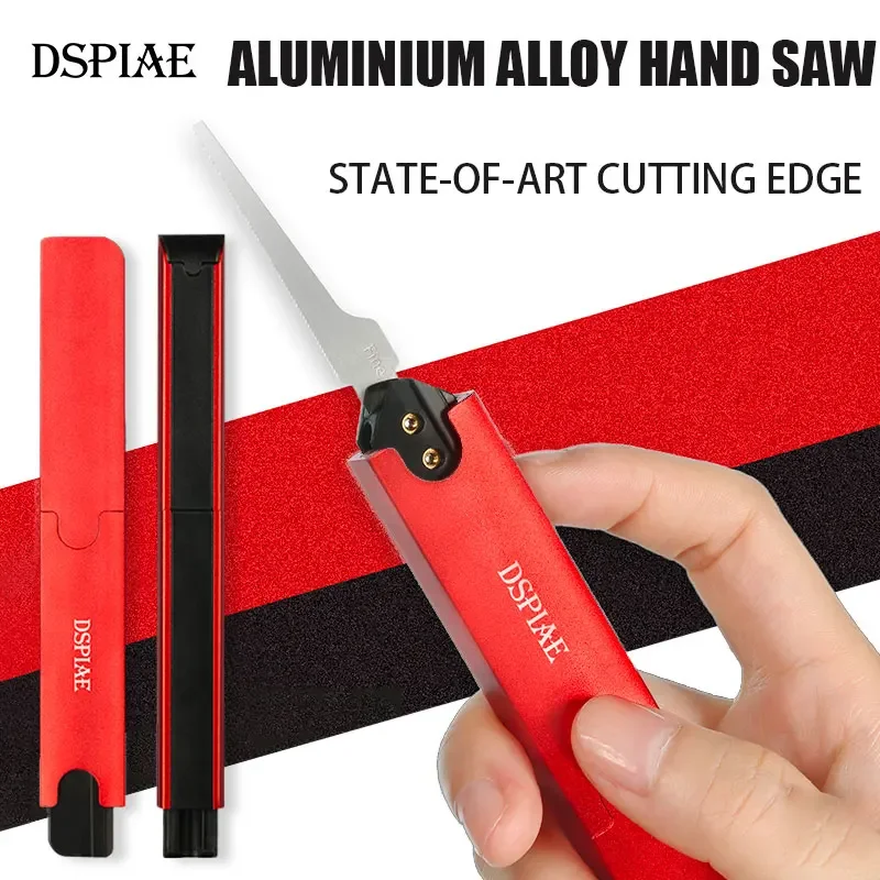 Dspiae AT-HW model assembly DIY tool aluminum alloy double section magnetic suction modification hand saw with saw blade