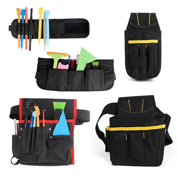 Borsa per attrezzi strumenti avvolgenti panno Oxford impermeabile professionale borsa per attrezzi resistente all'usura di grande capacità strumenti per la tinta di Windows