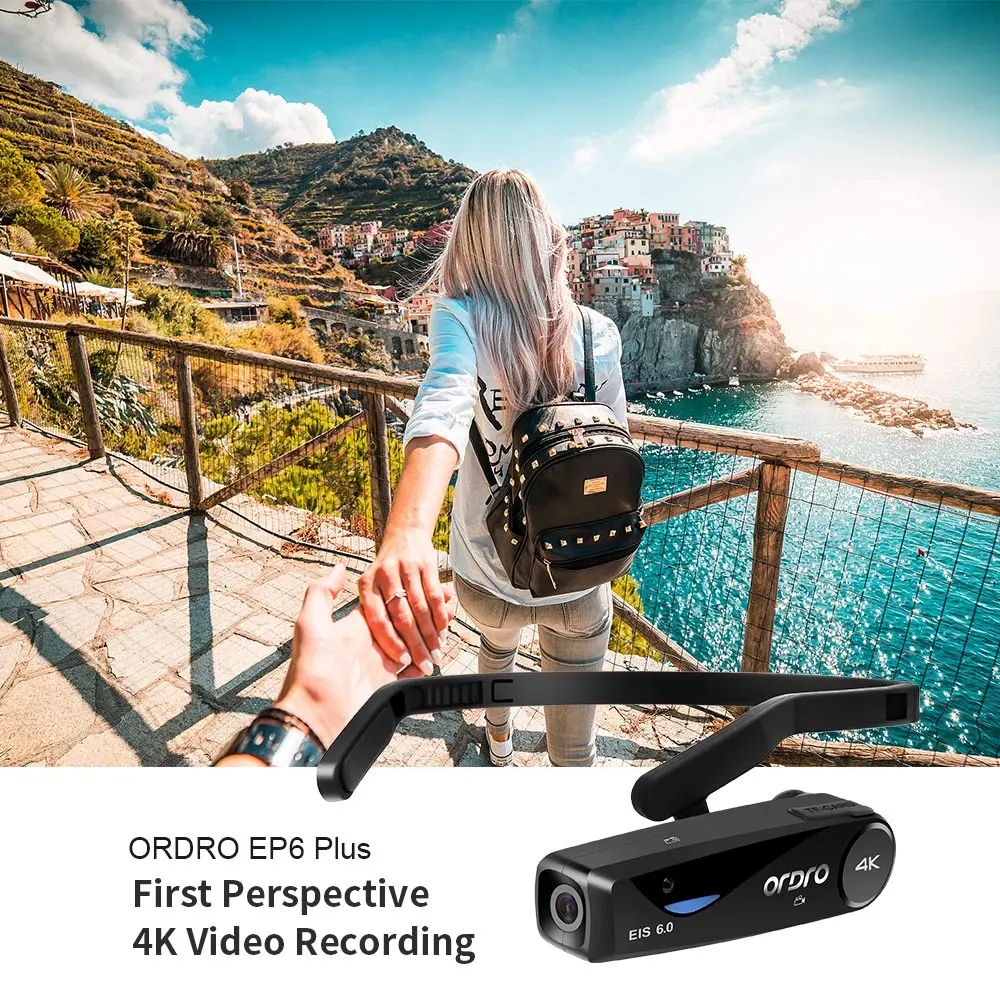 Ordro EP6 Plus 4K ビデオカメラ　目線カメラ Amazon.com : ORDRO EP6 Plus 4K Head Mounted Camera Hands