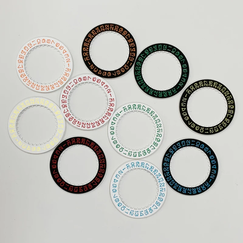 Mod Seiko Nh35 Nh36 Data Dial Fit Nh35 Nh36 4R Giappone Movimento Meccanico Automatico Nh35 Data Dial Wheel Dial