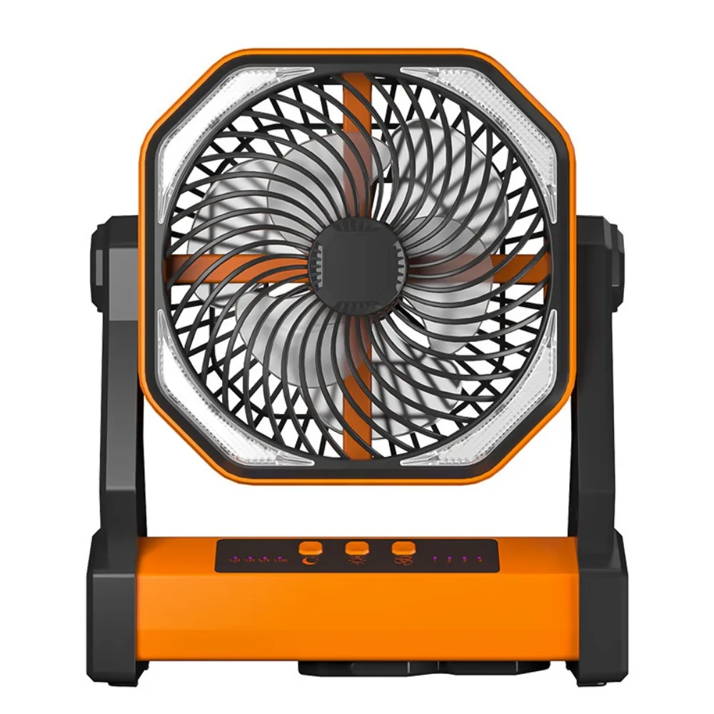 Camping Fan,Rechargeable 40000mAh Battery Operated Desk Fan With ...