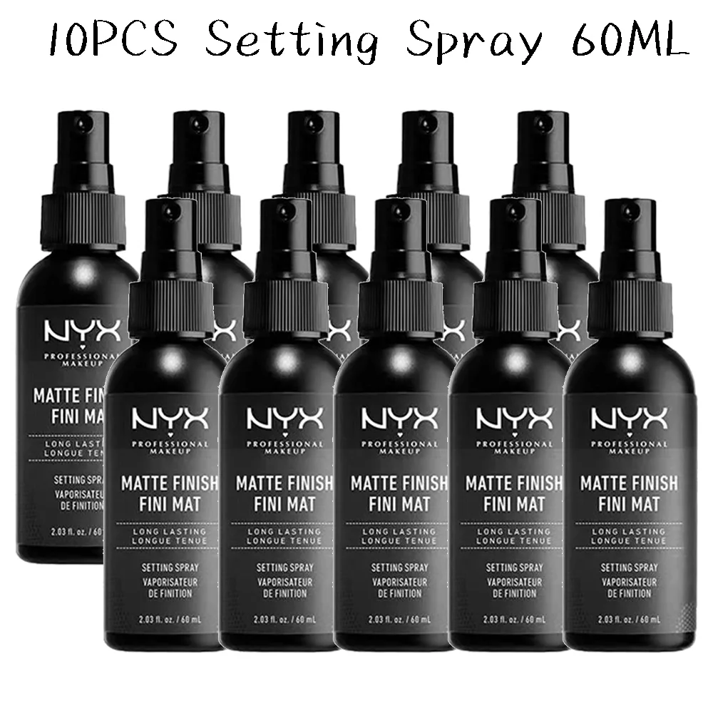 

10PCS Original NYX Profeessional Matte Makeup Setting Spray 60ml 16-hours Long-lasting Moisturize Nourish Without Dryness Skin