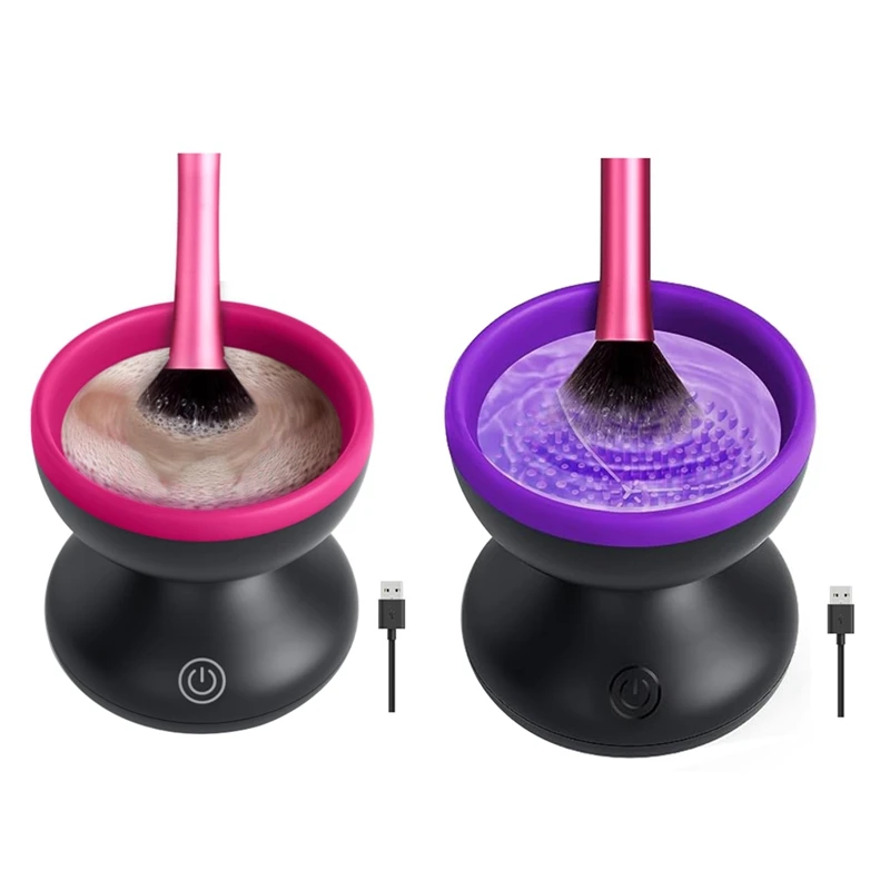 

Electric Makeup Brush Cleaner Machine Portable Automatic USB Cosmetic Brushes Tool For All Size Beauty Makeup Brush Set Durable