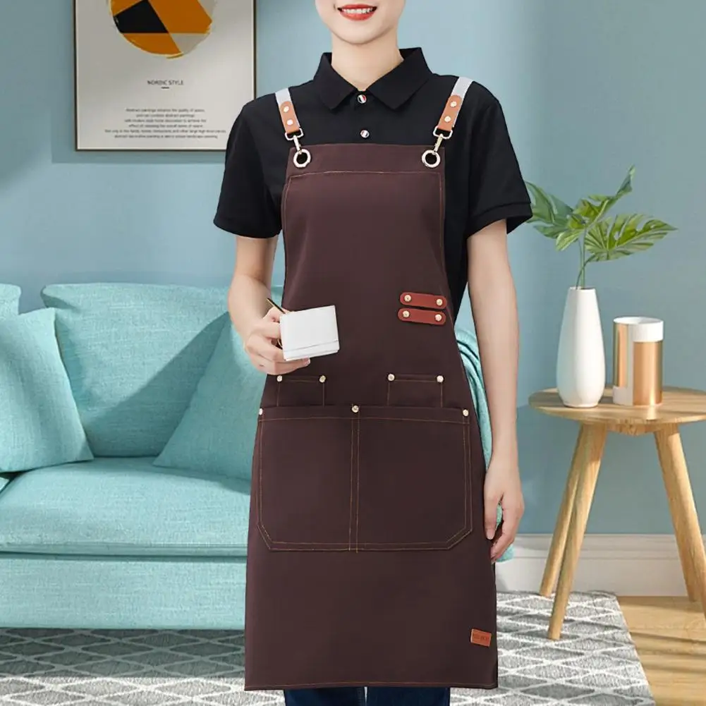 

Multi-purpose Apron Stainproof Waterproof Apron for Men Women Ideal Kitchen Barbecue Accessory for Chefs Waiters Cafe Owners
