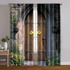 2pc,  Curtain Unique Castle Versatile Fabric,Without Electricity Birthday Party Applies to Multipurpose Event Decoration 1