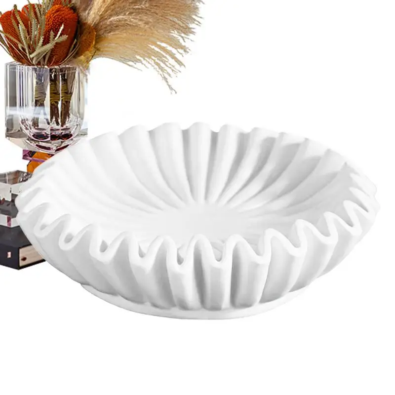Ciotola Decorativa In Ceramica Con Piedistallo Magclay – 25,4 Cm, Smalto Reattivo Unico, Ciotola Per Frutta O Centrotavola