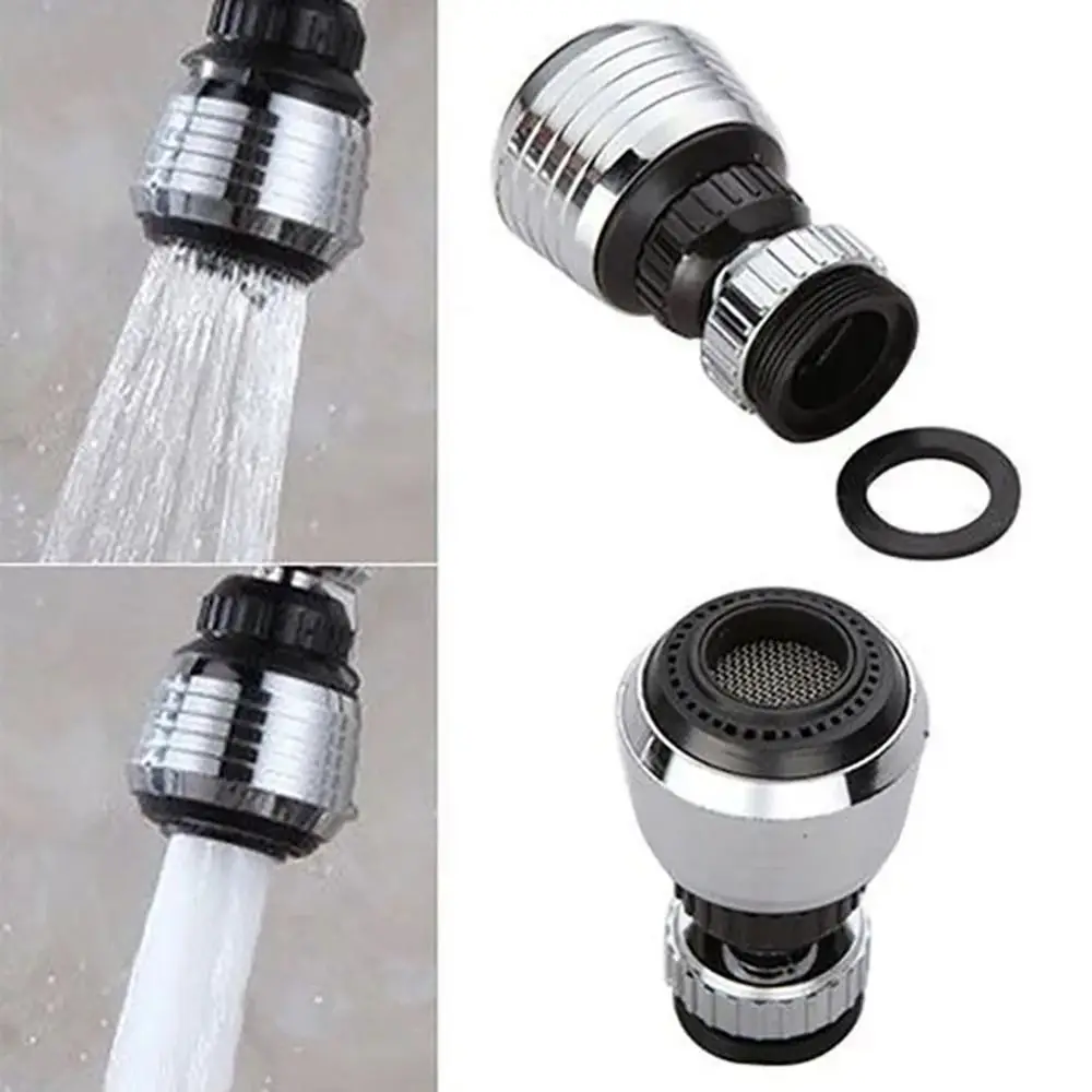 Description Picture 6 of item1Set Booster Nozzle Extender 360 Degree Faucet Anti Splash Head Water Saver Rotating Bubbler Universal Dual Mode Filter Nozzle