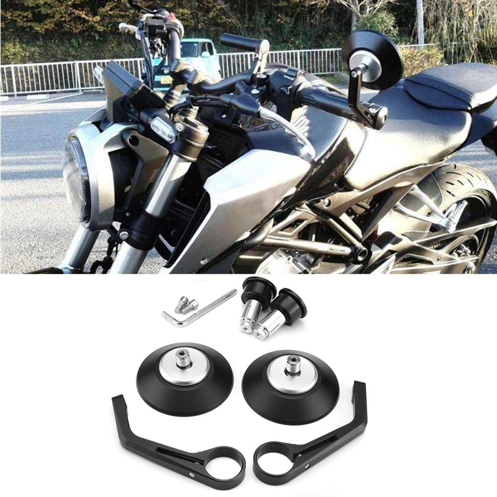 Мотоциклетное зеркало заднего вида 7/8 дюйма круглые детали CNC Cafe racer