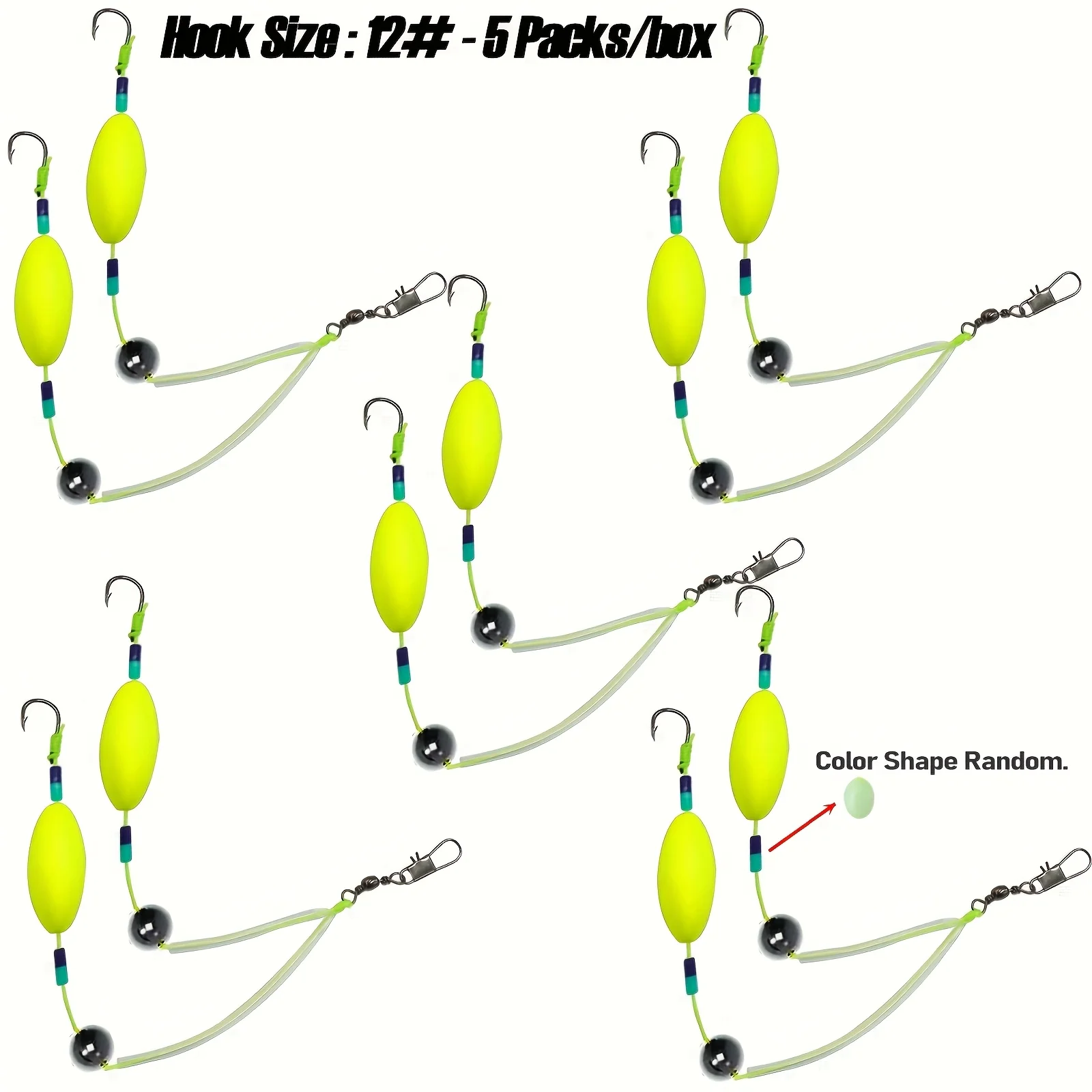 Enhanced Double Hook Rig Set - Perfect for Carp Fishing, Effective in Weeds, Stones, and Silt