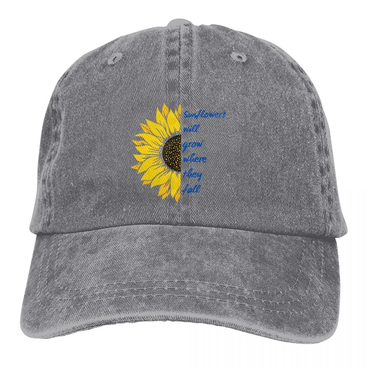 

Summer Cap Sun Visor Ukraine President Sunflowers Will Grow Where They Fall Hip Hop Caps Cowboy Hat Peaked Hats For Travel Gift