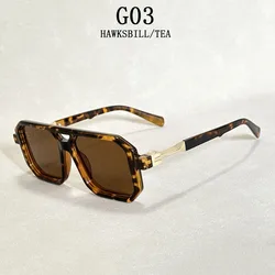 Vintage Trendy Square Sunglasses - Unisex Fashion Shades (As the picture)