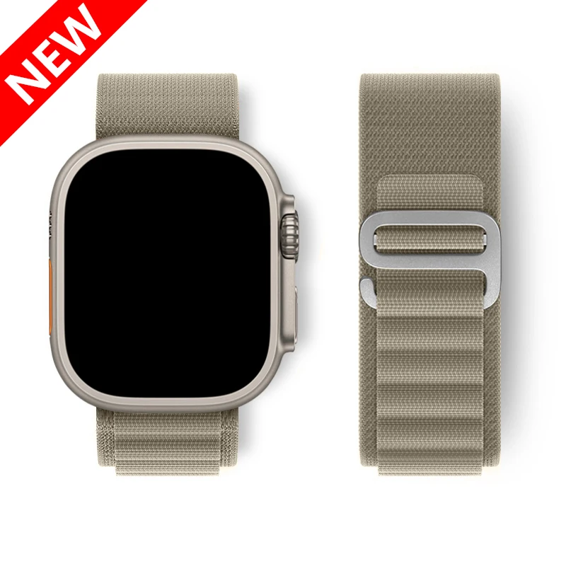 Nylon Alpine Loop Strap for Apple Watch - Durable and Stylish Bracelet Band