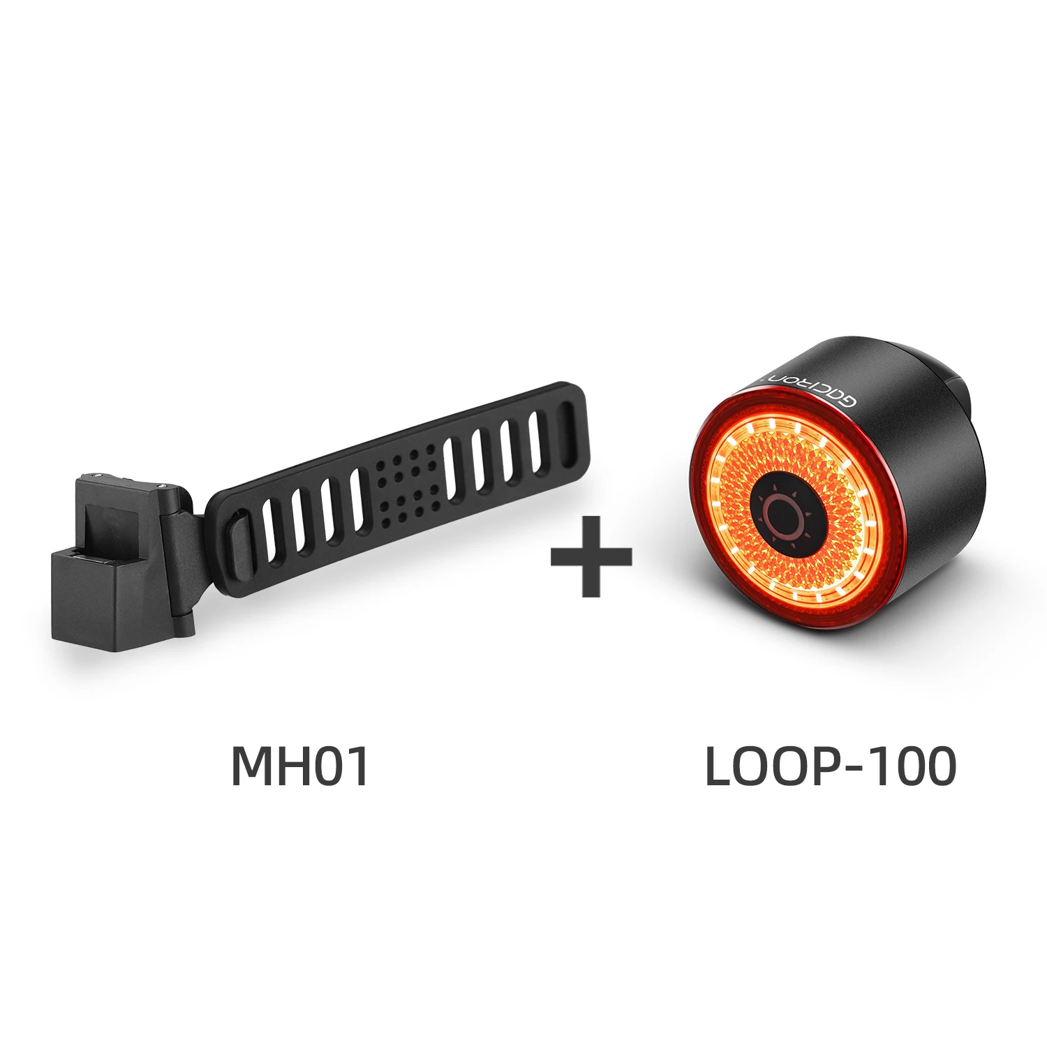 Feu Arrière Vélo LOOP-100 - Détecteur De Freinage Intelligent - 100 Lumens, 7 Modes - Fixation Magnétique - Rechargeable USB-C - Étanche IPX6