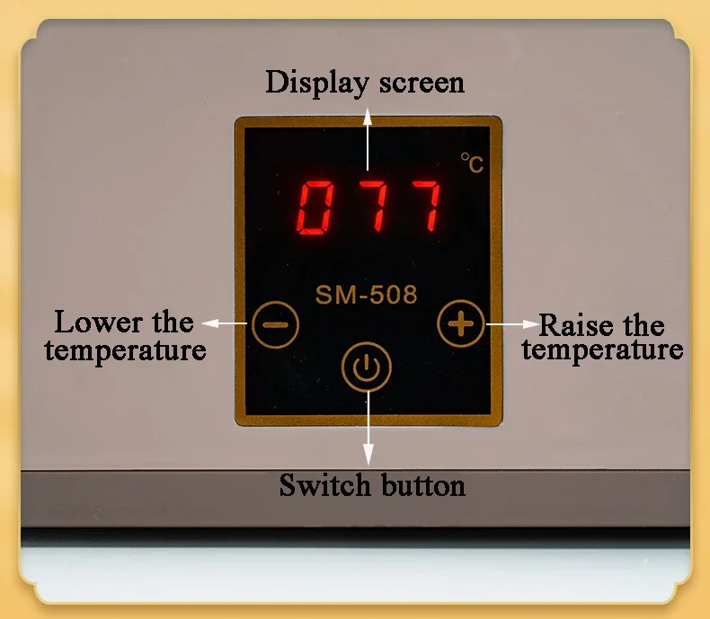 Description Picture 5 of item4000mL Wax Heater Depilation Hot Wax Machine Paraffin Pot Warmer Hair Removal Wax-melt Machine Quick Heater Wax Therapy Machine