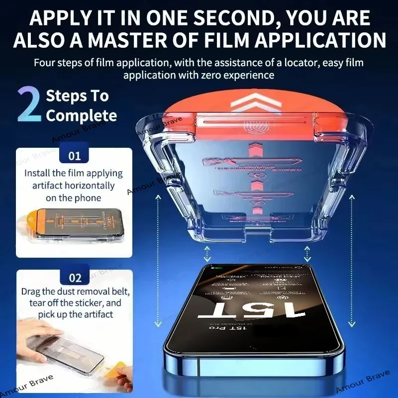 Premium Tempered Glass Screen Protector with Dust-Free Installation Box