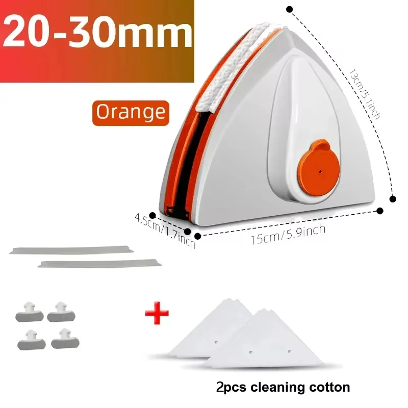 Double Sided Magnet Automatic Drain Wiper Glass Window Washer Household Cleaning Supplies