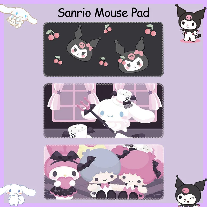 Sanrio Friends Die-Cut Desk Mouse Pads: Cinnamoroll, My Melody, Kuromi –  Kawaii Gifts