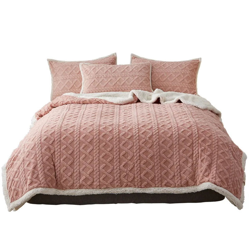 

Lamb Tuff Wool Blanket Double Layer Thickened Coral Wool Blanket Student Nap Office Farai Velvet Sofa Blanket