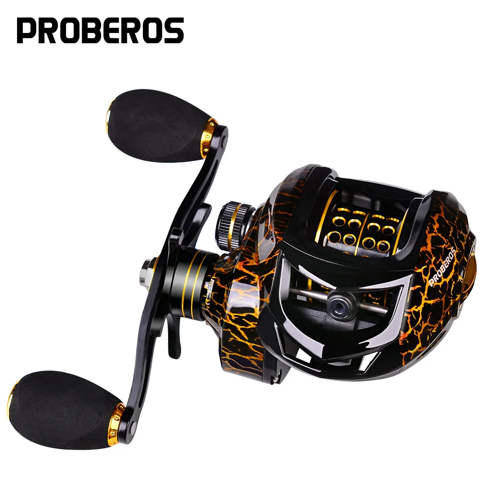 

Bait Casting Reel 7.2:1 High Speed Ultralight Baitcasting Reel Metal Spool Reel 12 Magnetic Brake 10KG Max Drag Fishing