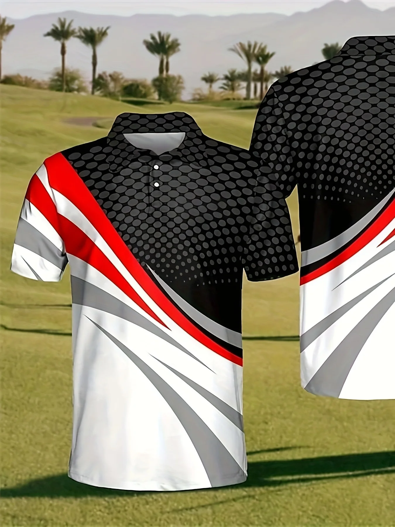 Summer T Shirts for Men 2024 Short Sleeve Men's Clothing Collar 3D Printing Plain Shirt Striped Polo Tees Fashion Pullover Tops 14 S929fa77e72674b6d8a693ac6573191fck