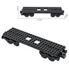 MOC City Creative Idea Train Base Wheel Carriage Building Blocks Bricks Assembled DIY Toys for Kids Christmas giftS 5