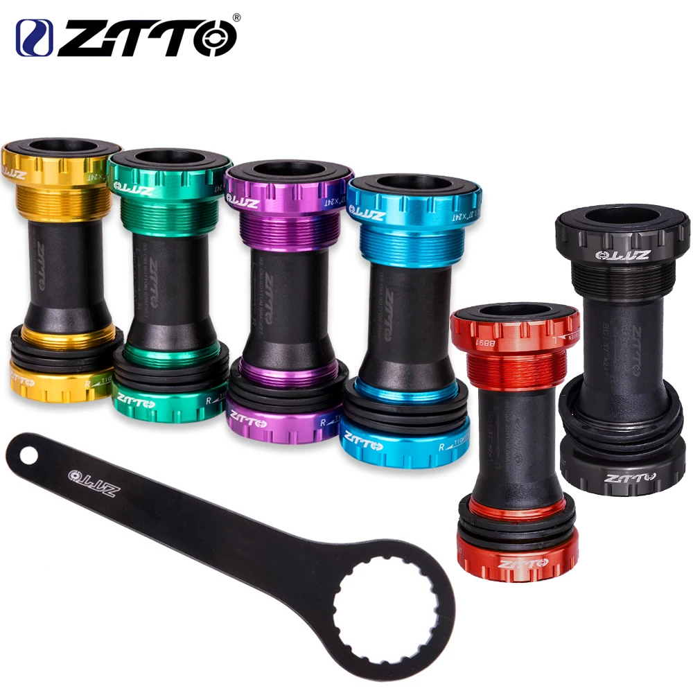 Description Picture 2 of itemZTTO BSA Bearing Bottom Bracket Screw Type 68/73 mm Bicycle Axis MTB Road Bike Aluminum Alloy Waterproof Crank Set Axis Parts
